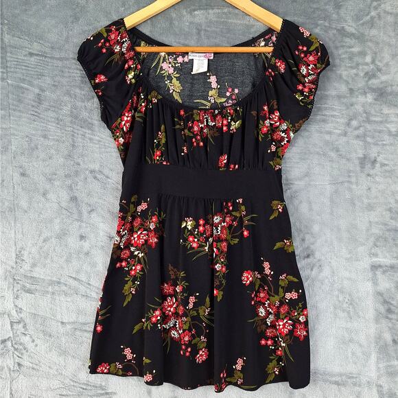 Womens Top Small Vintage Babydoll Y2K Milkmaid Romantic Floral Fairy‎ Feminine - Picture 1 of 6